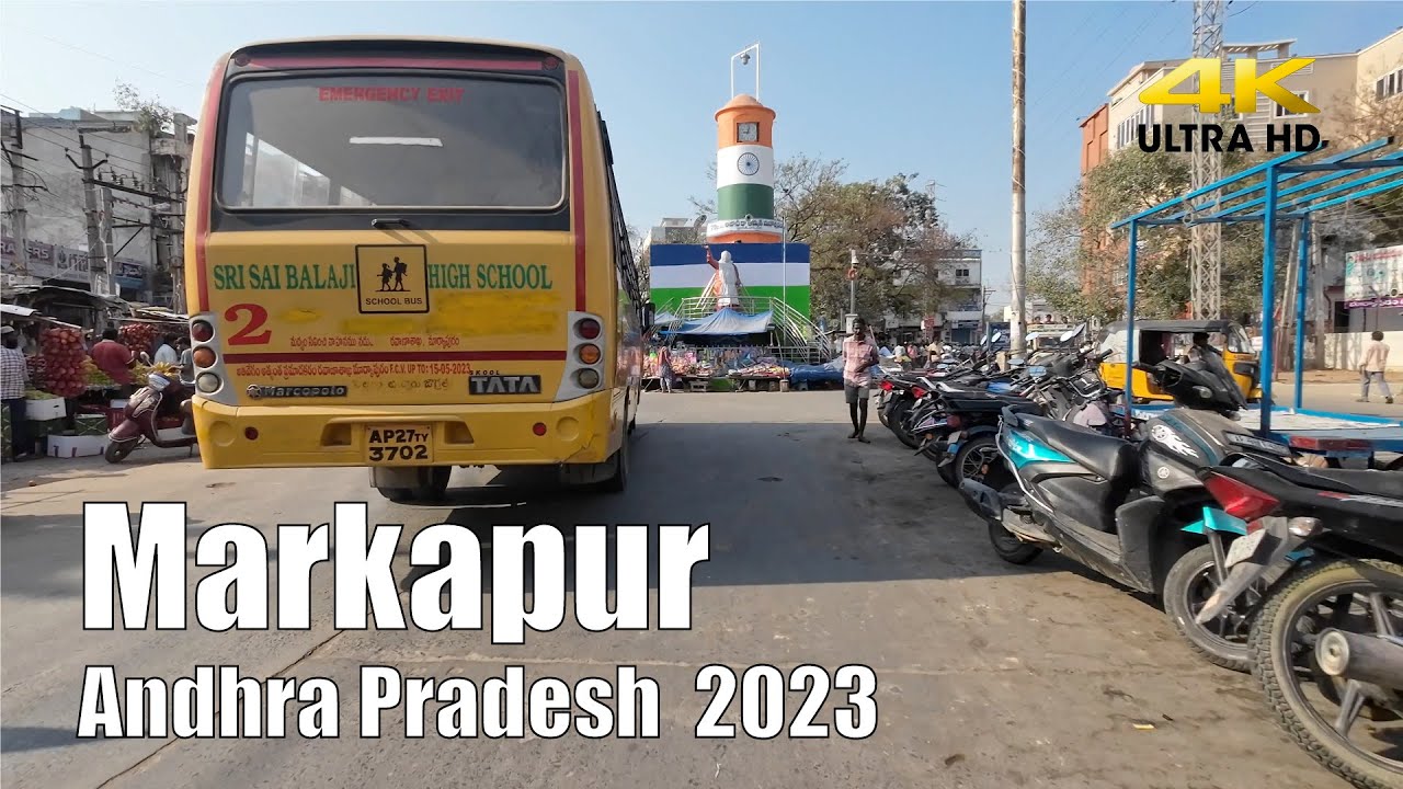 【India Drive 4K】Markapur, Andhra Pradesh 2023