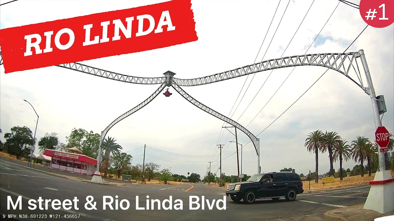 Rio Linda, California - Dash Cam (VIOFO A129 Footage) USA
