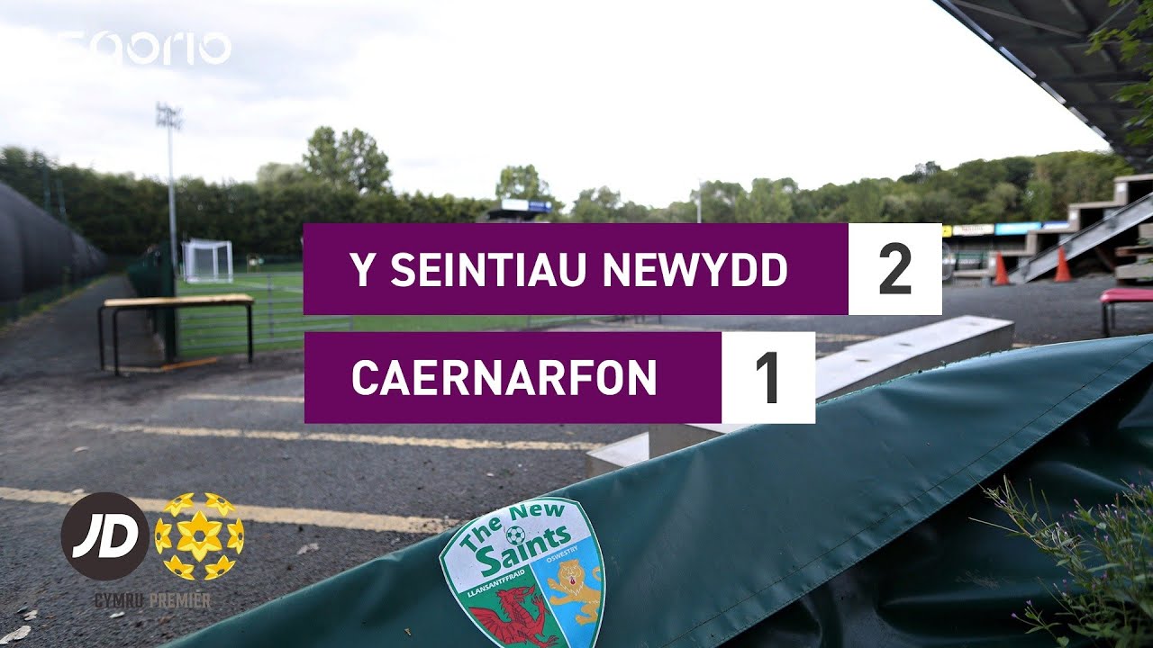 Uchafbwyntiau | Highlights: Y Seintiau Newydd 2-1 Caernarfon | JD Cymru Premier