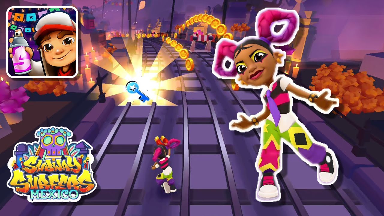 Rochelle Rebelle Unlocked - Subway Surfers Mexico Halloween 2025: 20 Minutes Gameplay - Event Coins