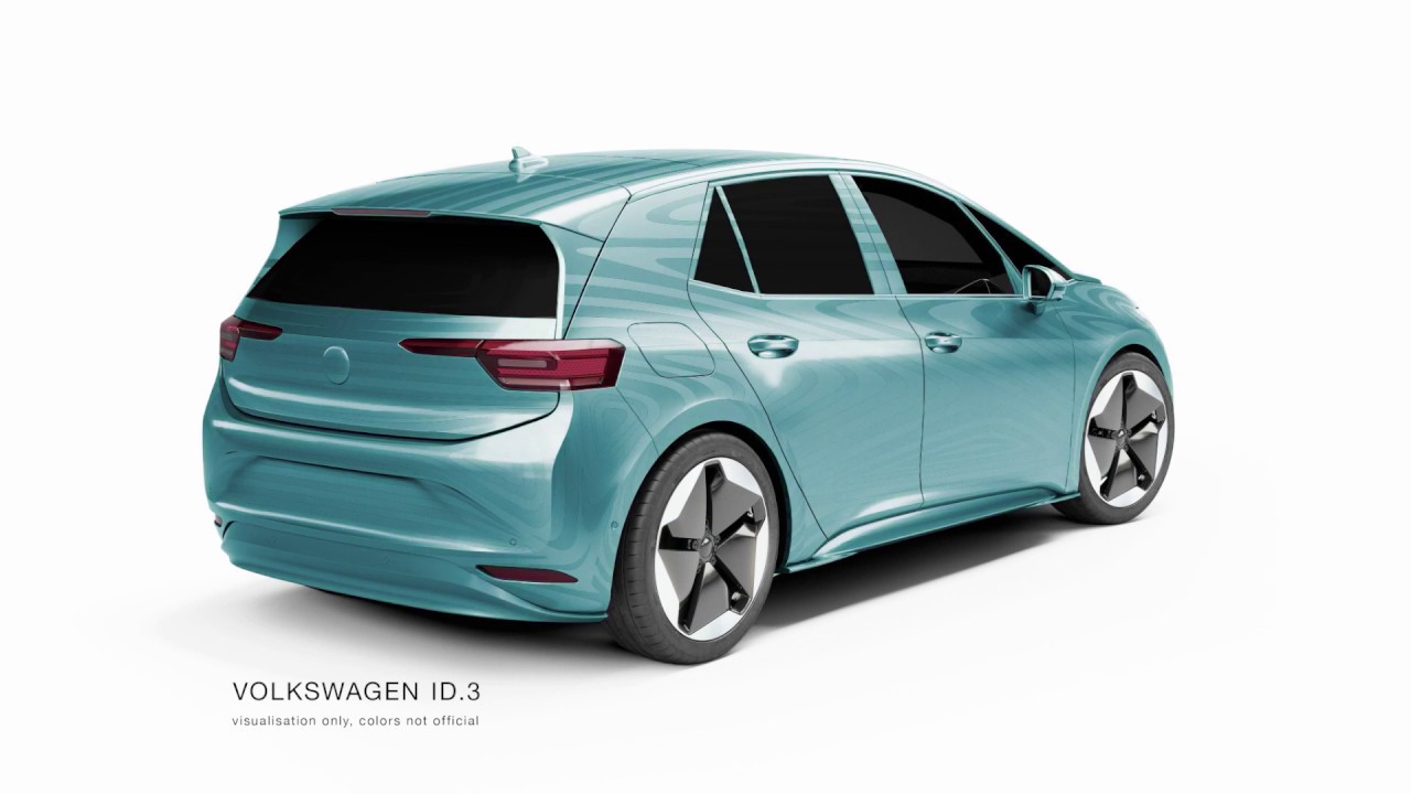 Volkswagen ID 3 Neo unmasked and painted