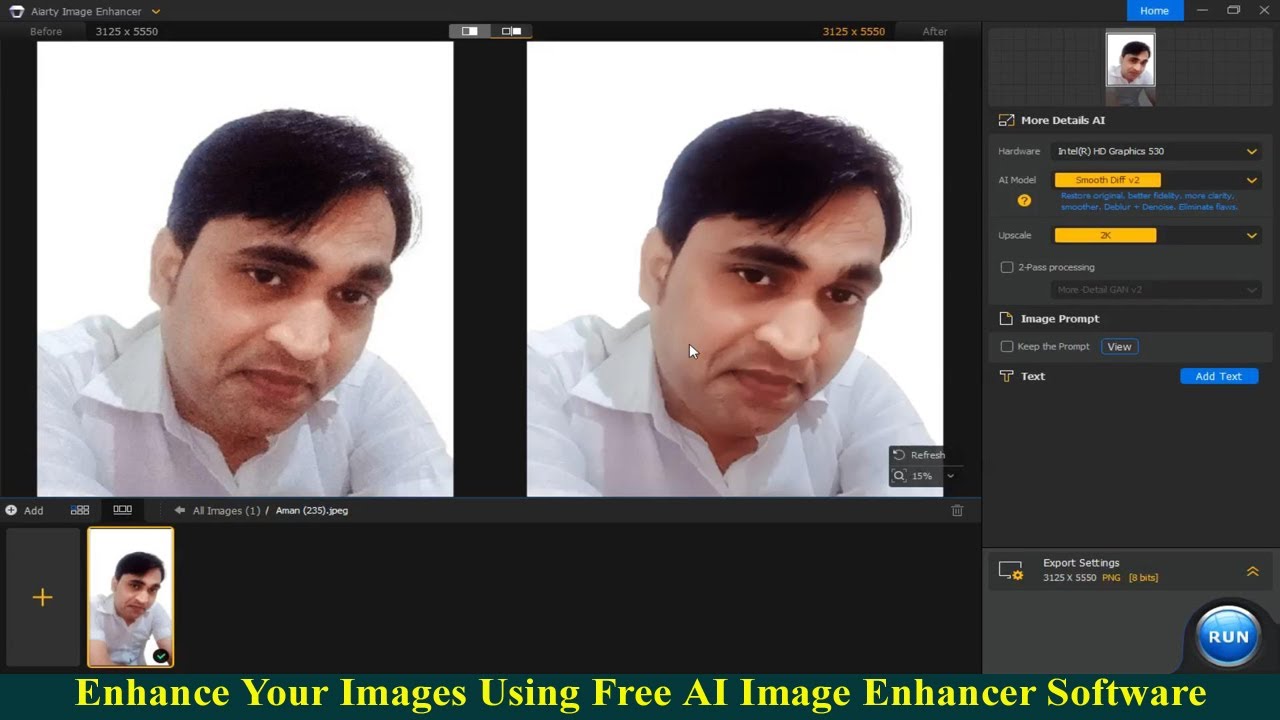Enhance Your Images Quality Using Free AI Image Enhancer PC Software