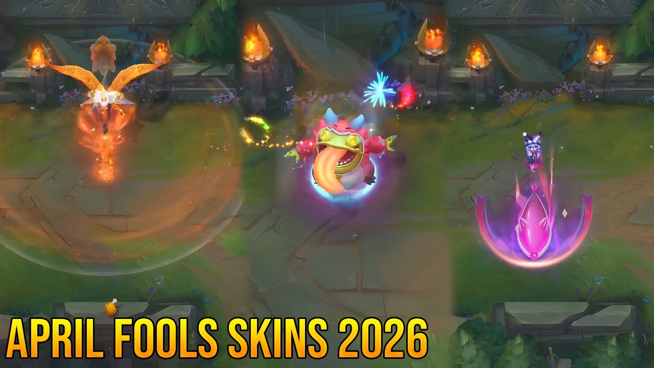 Bubble Bash Blitzcrank, Pug Trainer Sejuani, Surprise Party Vex, Choncc Kench, Fried Chicken King...