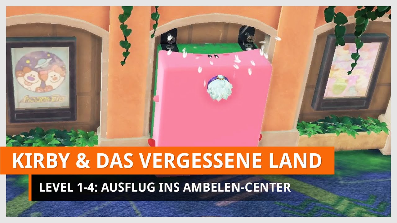 Kirby und das vergessene Land: Ausflug ins Ambelen-Center (Alle Missionen & Waddle-Dee-Fundorte)