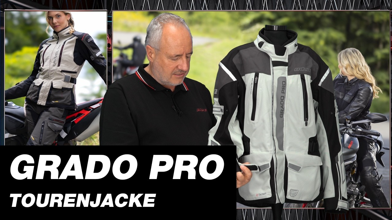 BÜSE Grado Pro Motorradjacke – Premium Schutz und Komfort für sportliche Motorradfahrer