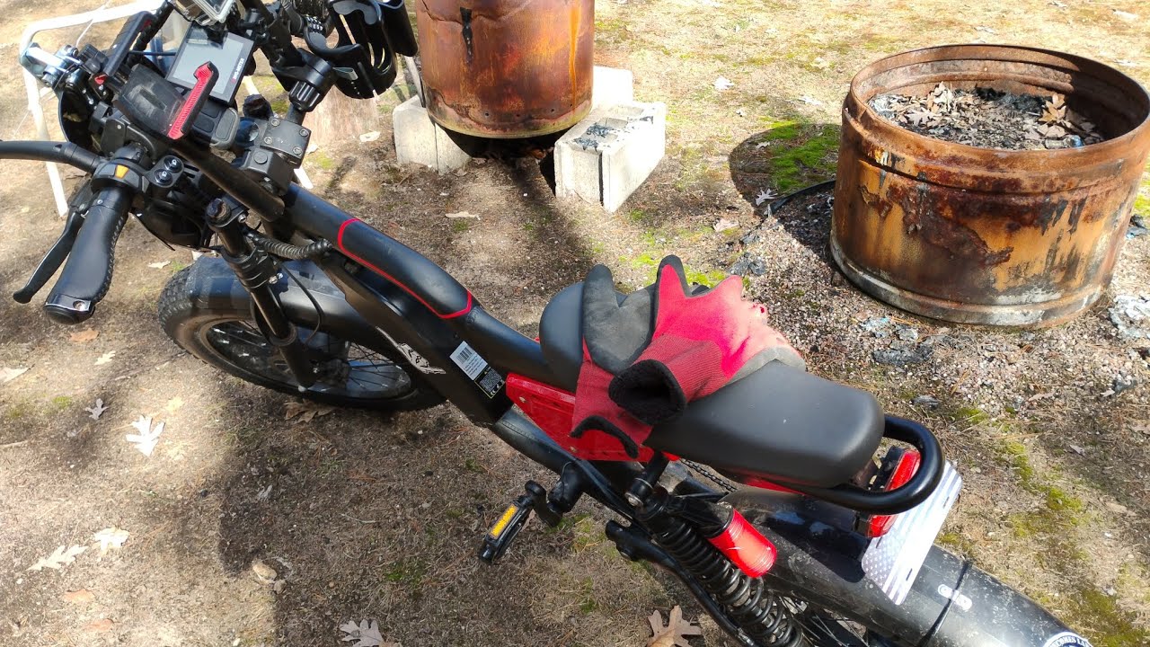 Rv-living off-grid! Ebike spin around the block! #michigan #offgrid #ebikes #rvlivingoffgrid #rvlife