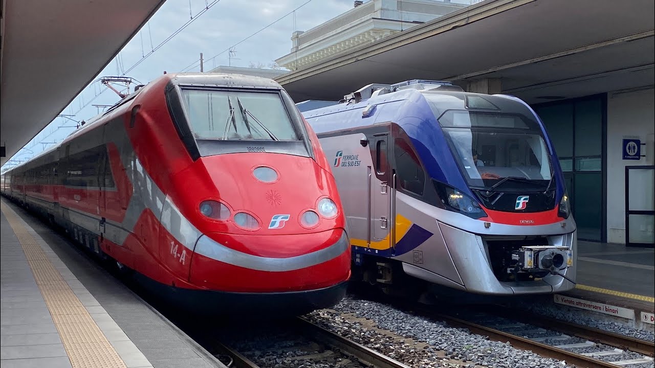 TRENI PASSEGGERI E MERCI in arrivo, partenza e TRANSITO alla stazione di Rimini!