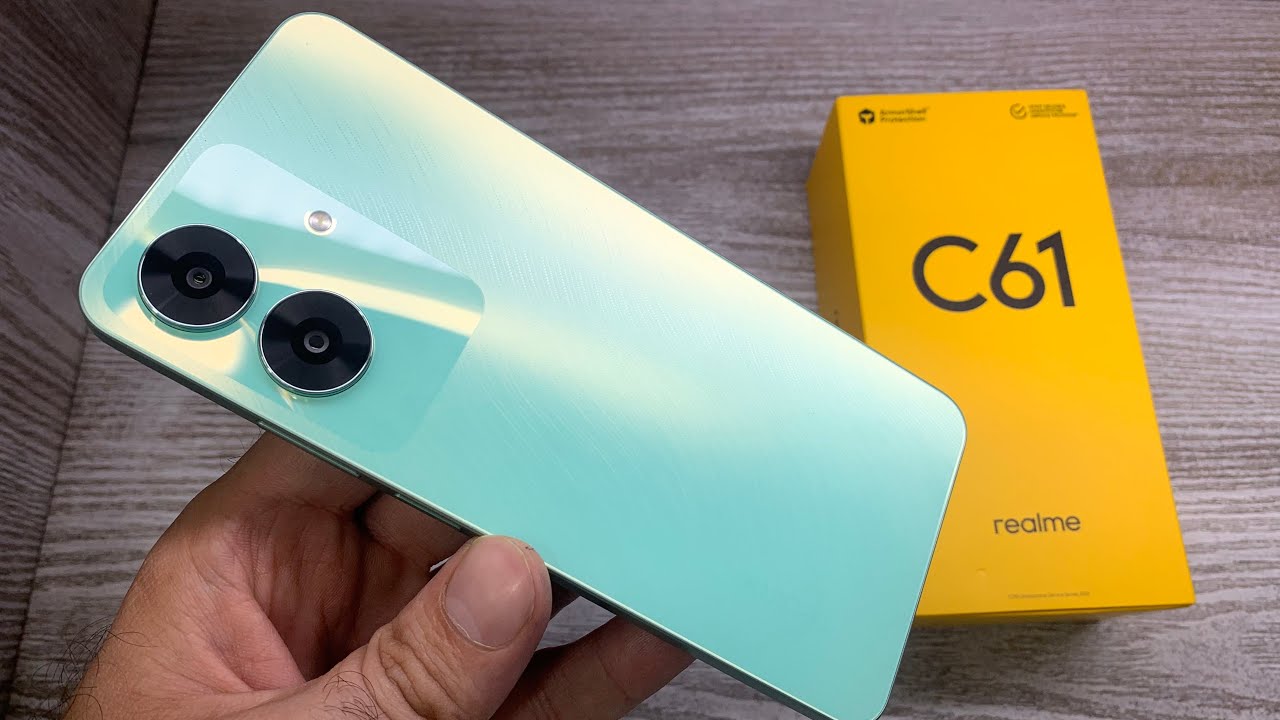 Realme C61 - Unboxing 🔥| 12gb ram / 128gb storage ⚡️| Rs 8200 | 32mp Camera 📸 | Big Display