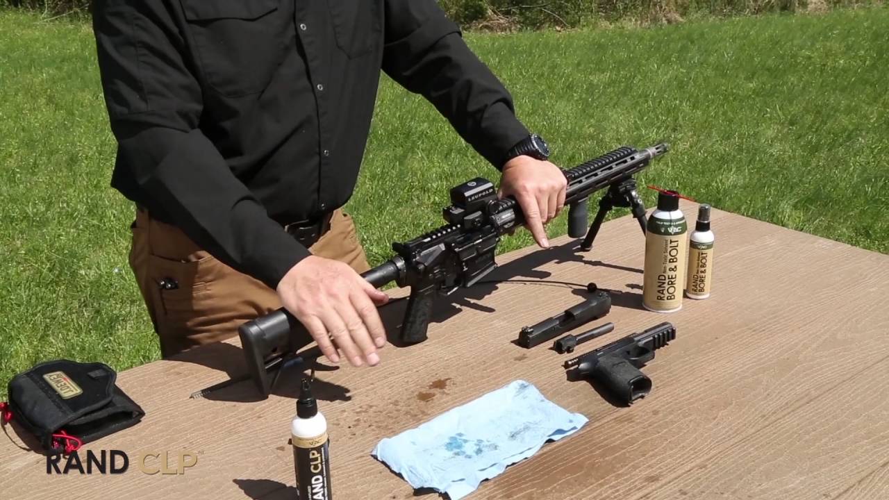 Kyle Lamb Lubes his AR with RAND CLP