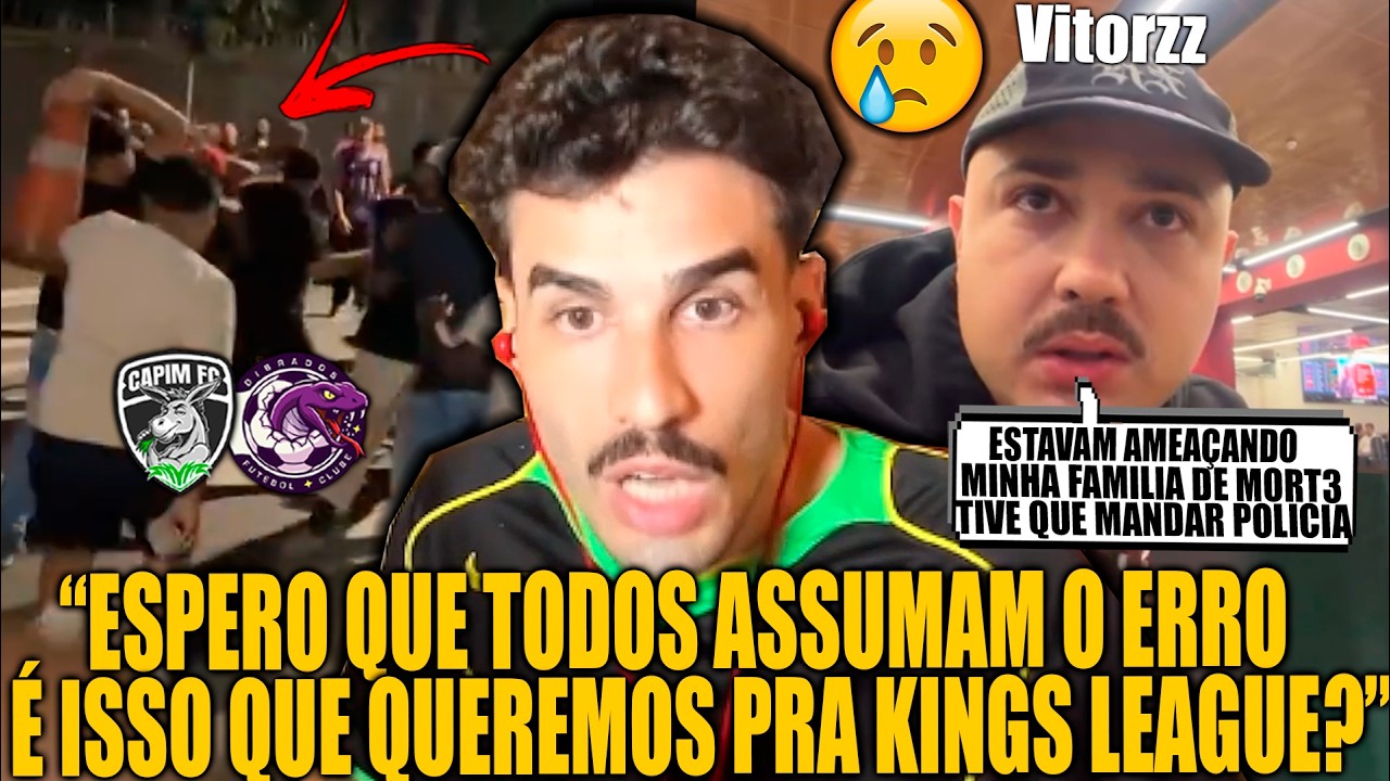 ALLANSTAG SE REVOLTA AP&Oacute;S A BRIGA ENTRE AS TORCIDAS DO DIBRADOS E CAPIM! VITORZZ SOFRE AM3A&Ccedil;AS!