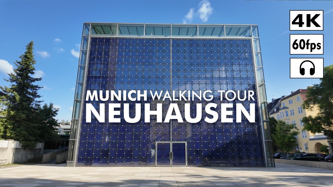 Crossroads and Courtyards - a relaxing Walk | Munich Walking Tour [4K/60fps]