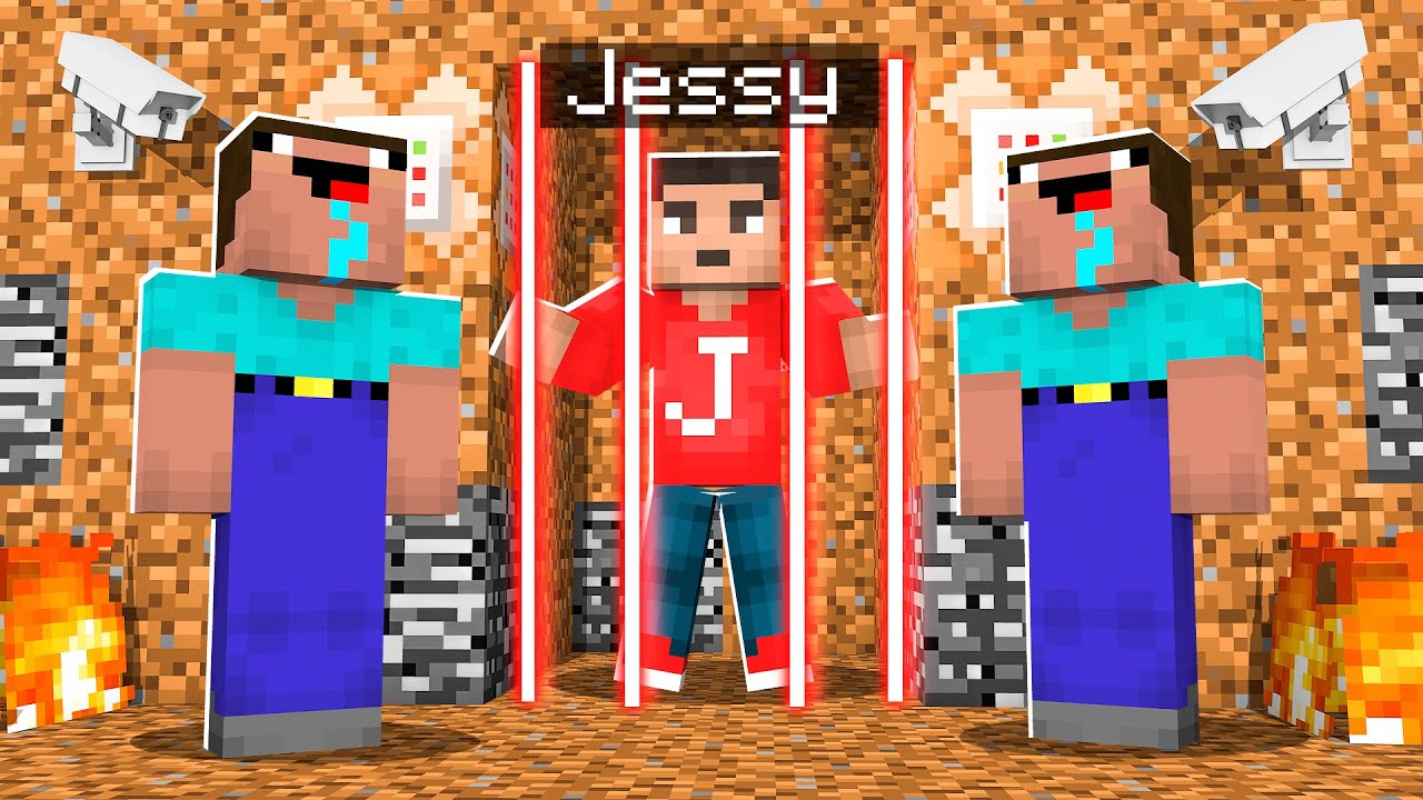 ONTSNAPPEN Uit Een NOOB Zijn GEVANGENIS In Minecraft!
