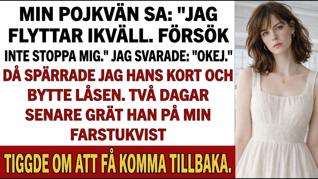 Jag stöttade min pojkvän i skolan — betalade studier och alla hans utgifter…