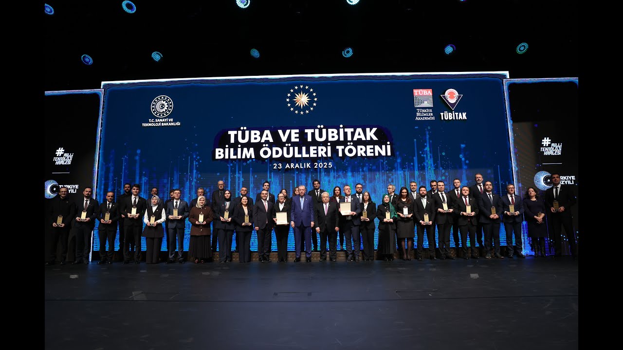 2025 TÜBA ve TÜBİTAK Bilim Ödülleri Töreni