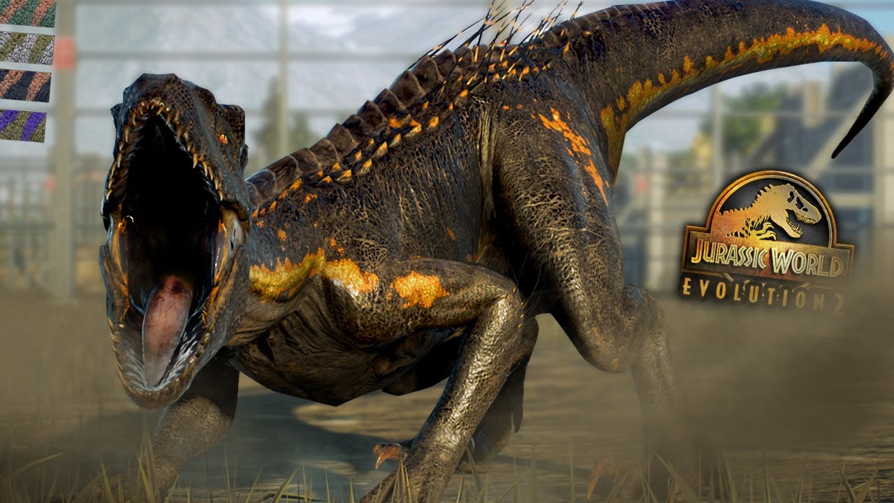 INDORAPTOR ALL SKINS SHOWCASE!!! - Jurassic World Evolution 2