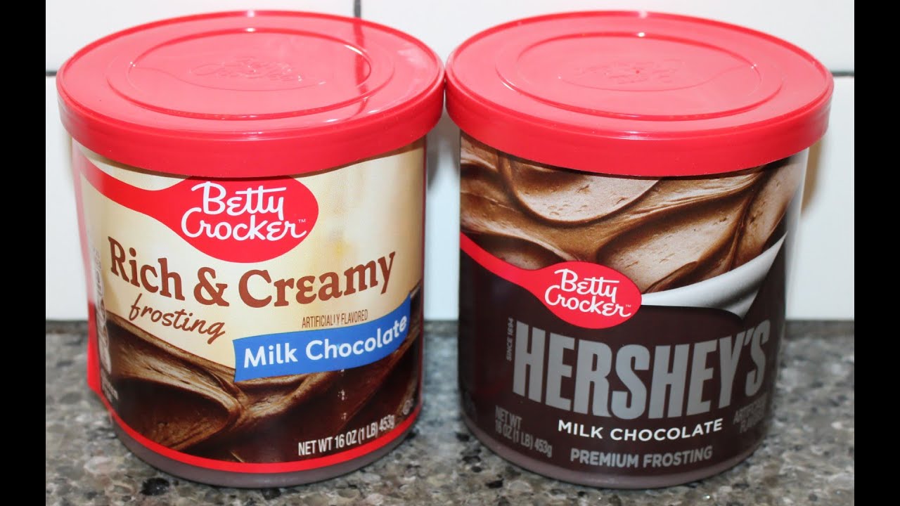Blind Taste Test Milk Chocolate Frosting: Betty Crocker vs Betty Crocker Hershey’s Review