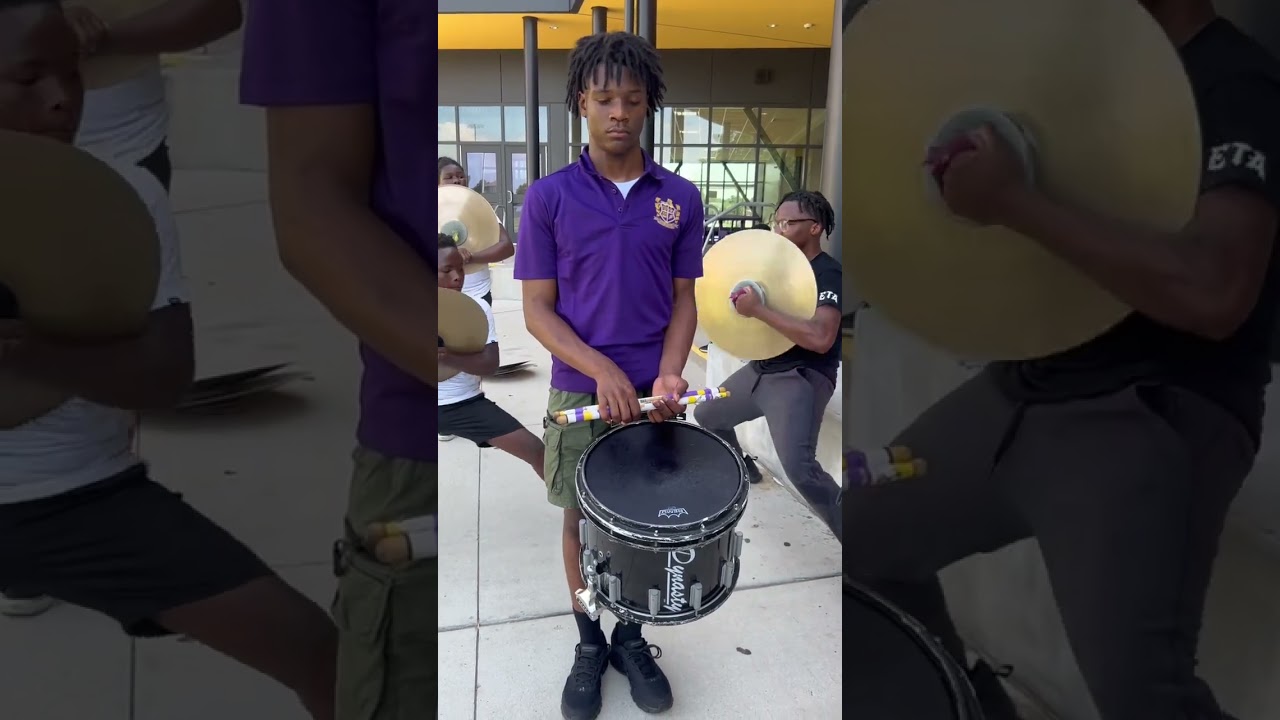 Edna Karr drumline practice film