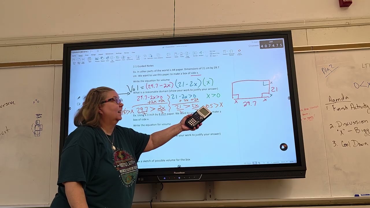IM 2.1 Polynomials/making a box/domain