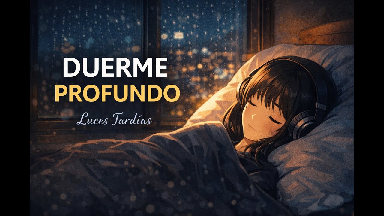Lo-Fi para Dormir Profundamente 🌙 Música Nocturna | Luces Tardías