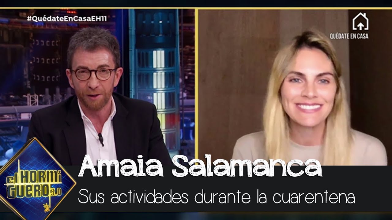 Las actividades de Amaia Salamanca con sus hijos durante la cuarentena - El Hormiguero 3.0