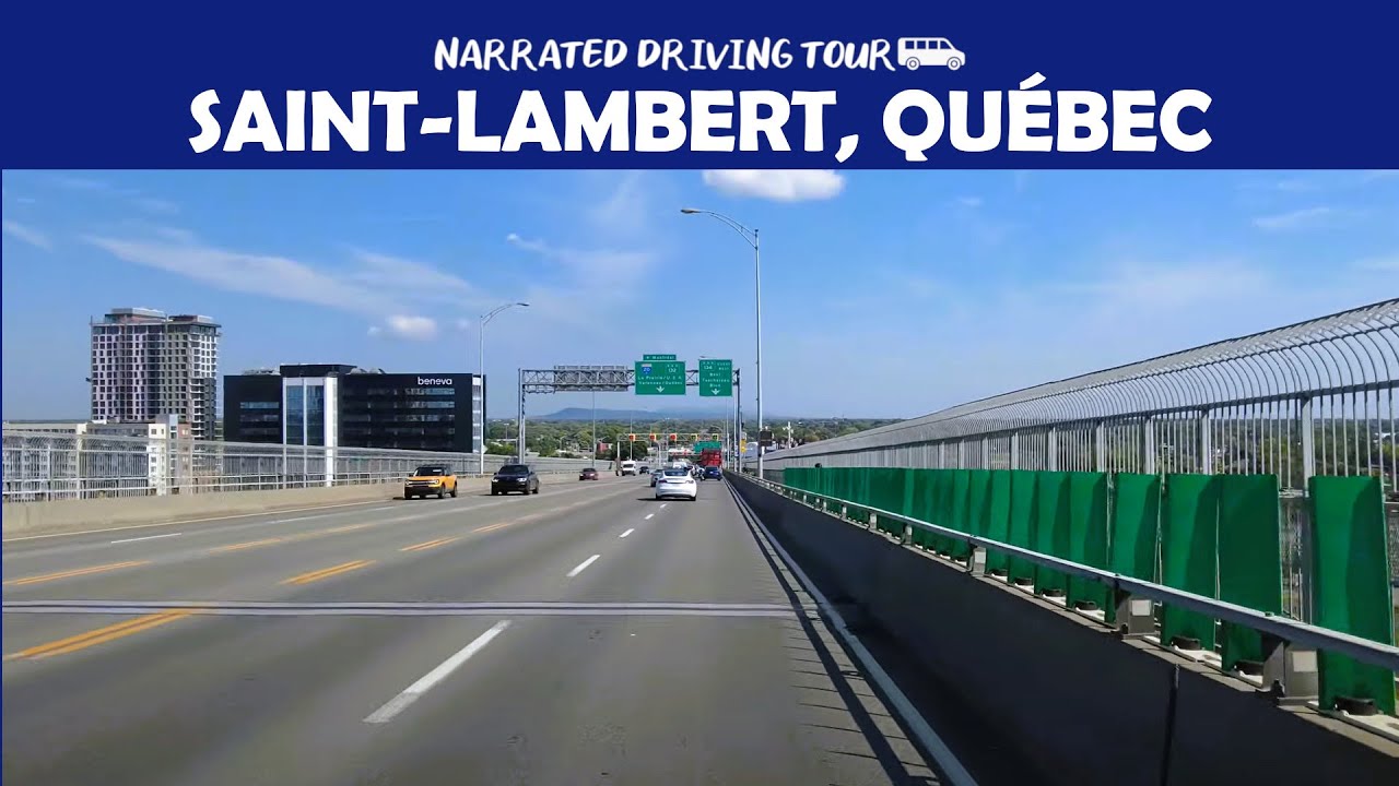 🚗 4K Scenic Drive in Saint-Lambert, Québec – Relaxing Road Trip 🌳🏙️