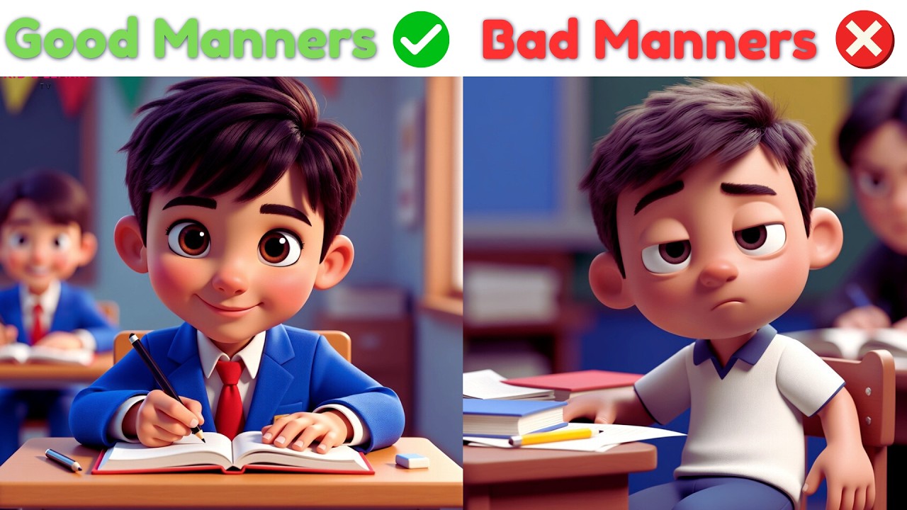 Learn Good Manners VS Bad Manners | Good Manners VS Bad Manners | Good Manners | Bad Manners