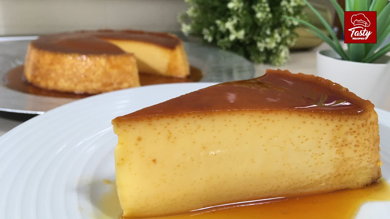 Condensed milk flan ¡only 3 ingredients! 🍮 | The most Venezuelan flan 
