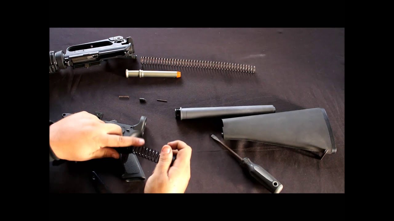 Como cambiar una culata de M16 AR15 M4
