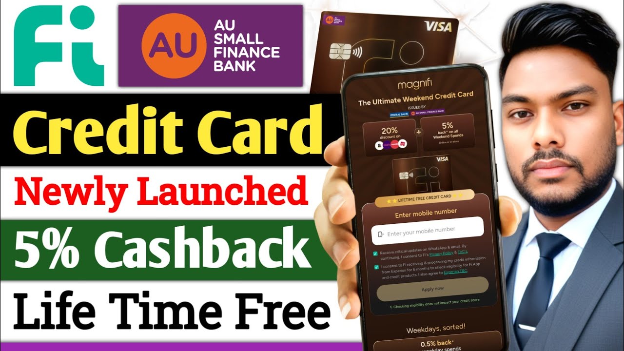 AU Fi Money MAGNIFI Credit Card Lunch AU Bank New Credit Card Newly Launched Fi Money MAGNIFI Card