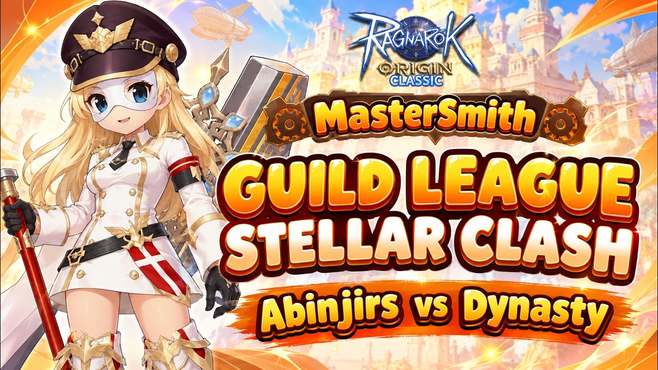 🔥 MasterSmith PvP | Guild League: Stellar Clash ⚔️ Abinjirs vs Dynasty | Ragnarok Origin Classic