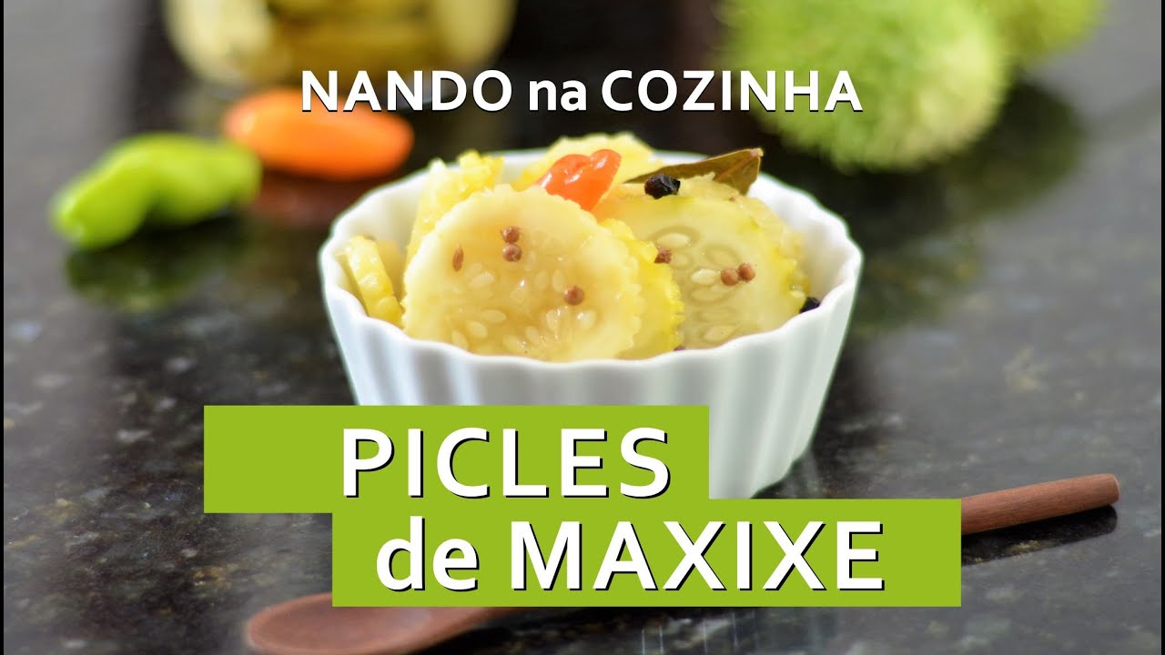 PICLES de MAXIXE: conserva deliciosa, cheia de sabor e de textura, para ter sempre na geladeira