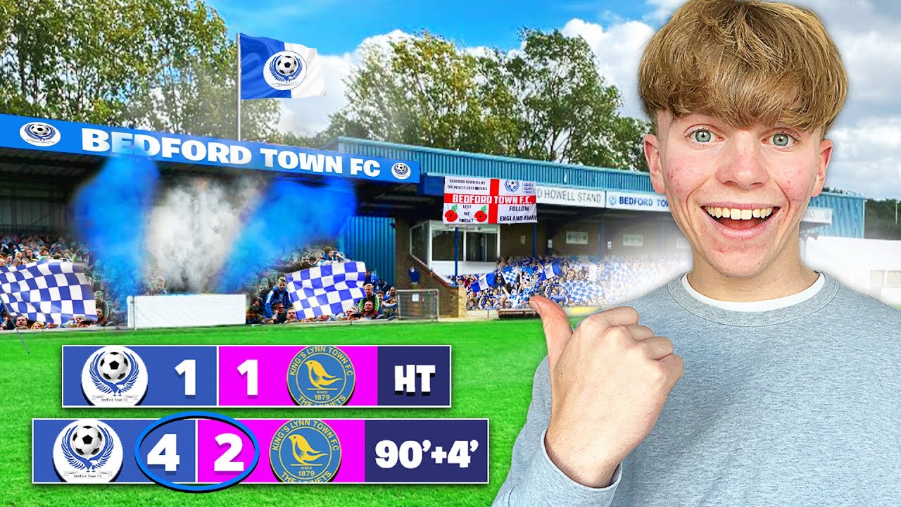 I WITNESSED the MOST INSANE NON LEAGUE GAME! Bedford Town FC vs King’s Lynn Town FC
