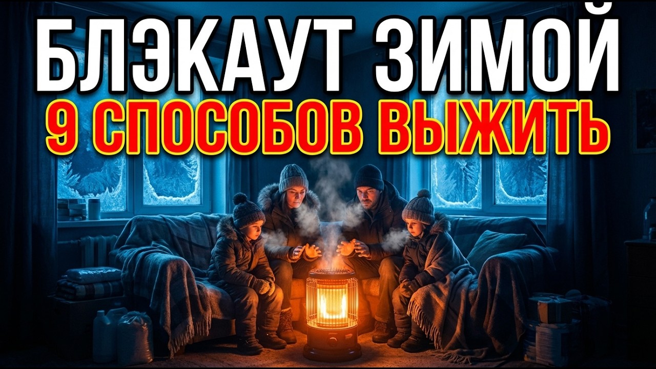 💀 МИНУС 25 И НЕТ СВЕТА? Эти 9 вещей спасут вашу семью от замерзания