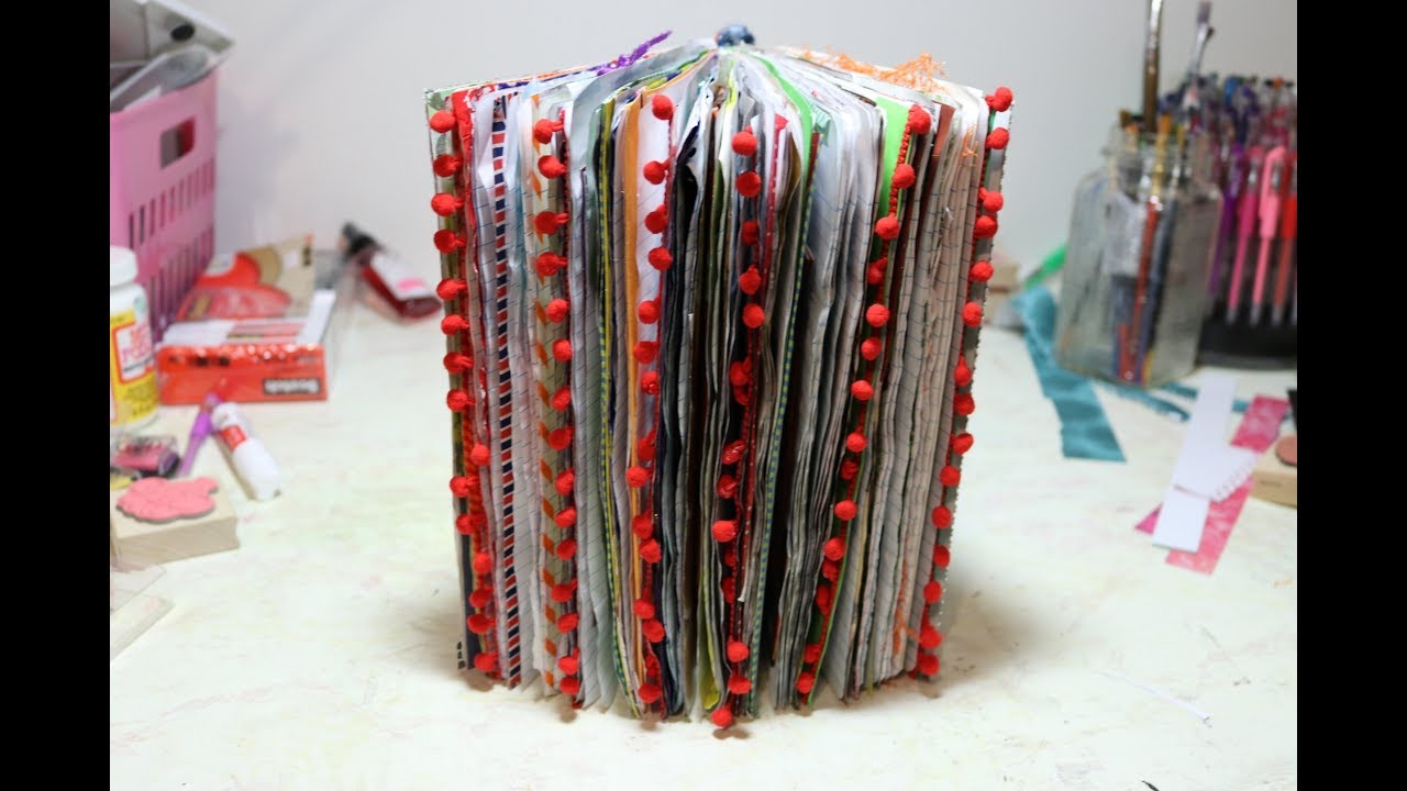 My Compostion Notebook/Glue Book/Art/Mixed Media/Junk Journal