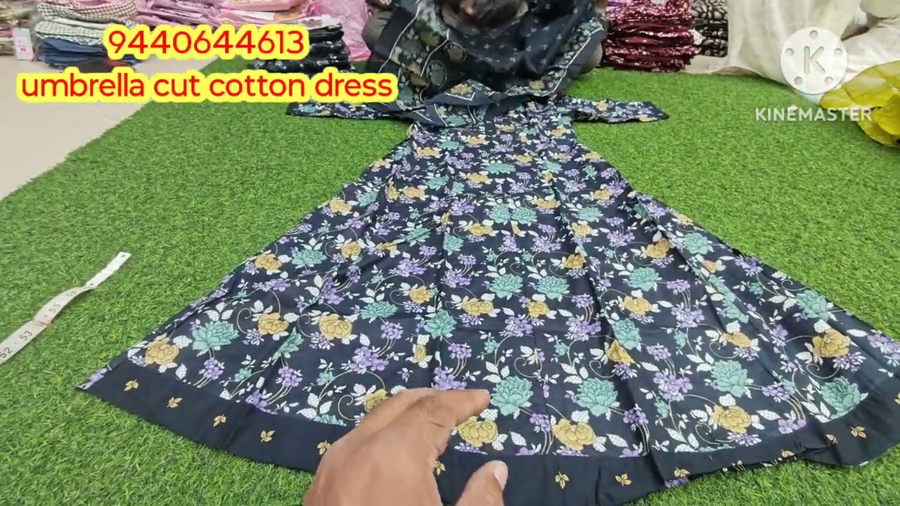 Umbrella cotton dress pranjul  m to 4 xl size available  
