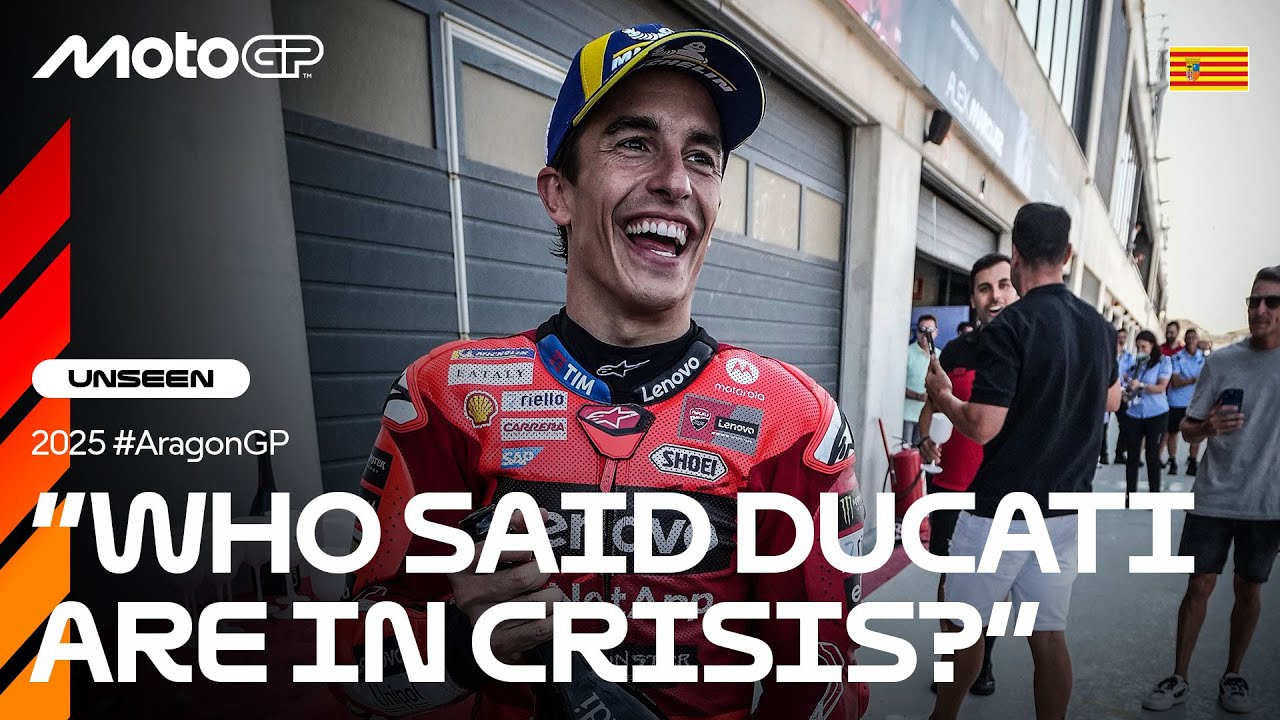 UNSEEN: Celebrations and a little trash talk at Ducati 😂 | 2025 Aragon GP