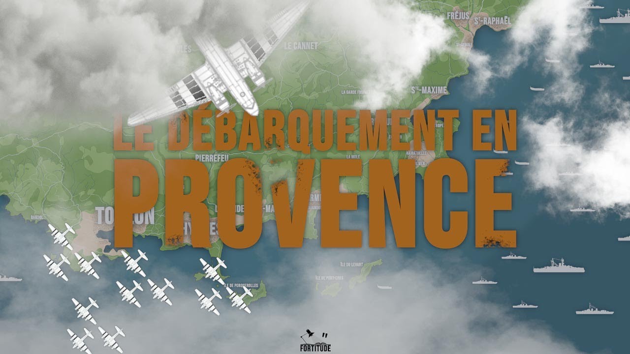 Carte animée du Débarquement de Provence - Une vulgarisation de l'opération Dragoon