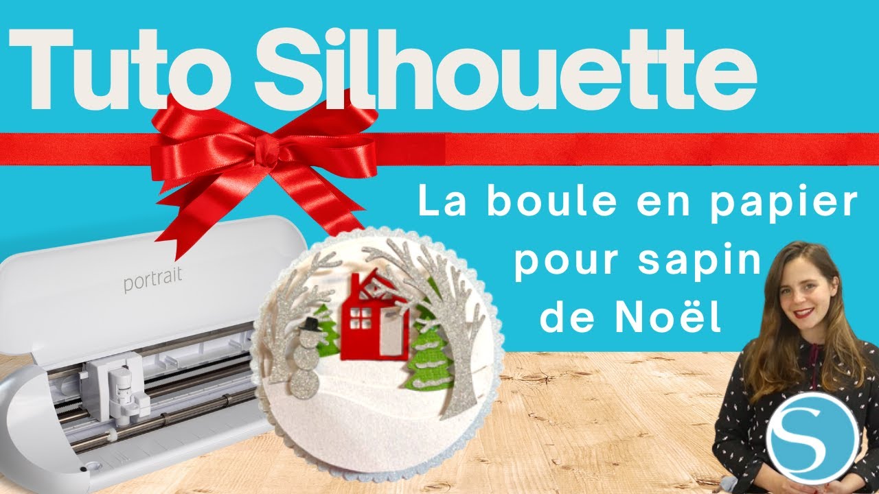 Silhouette Tuto LIVE - Une déco féérique pour sapin de Noël - Cameo Astuces et techniques !