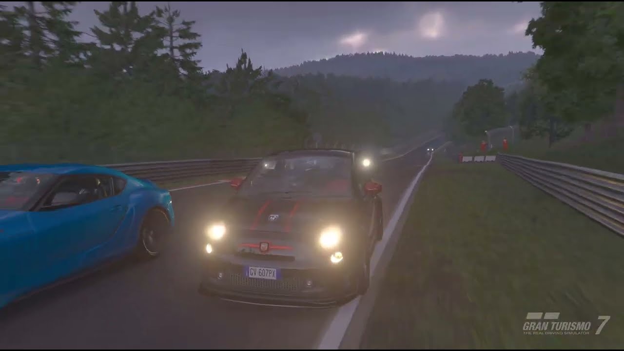 Abarth 500 / 343 hp on the Nordschleife.