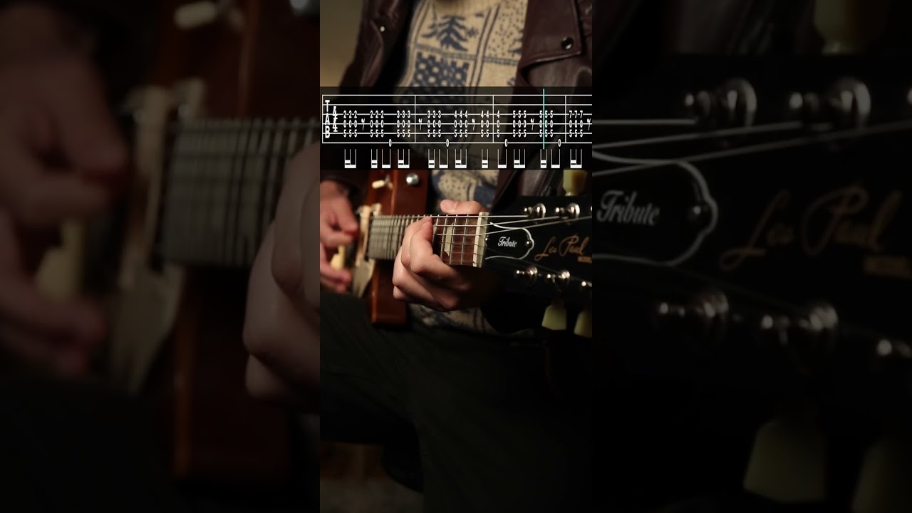 Name this tune! Wrong answers only 😅 #guitarlesson #guitartabs #guitartutorial