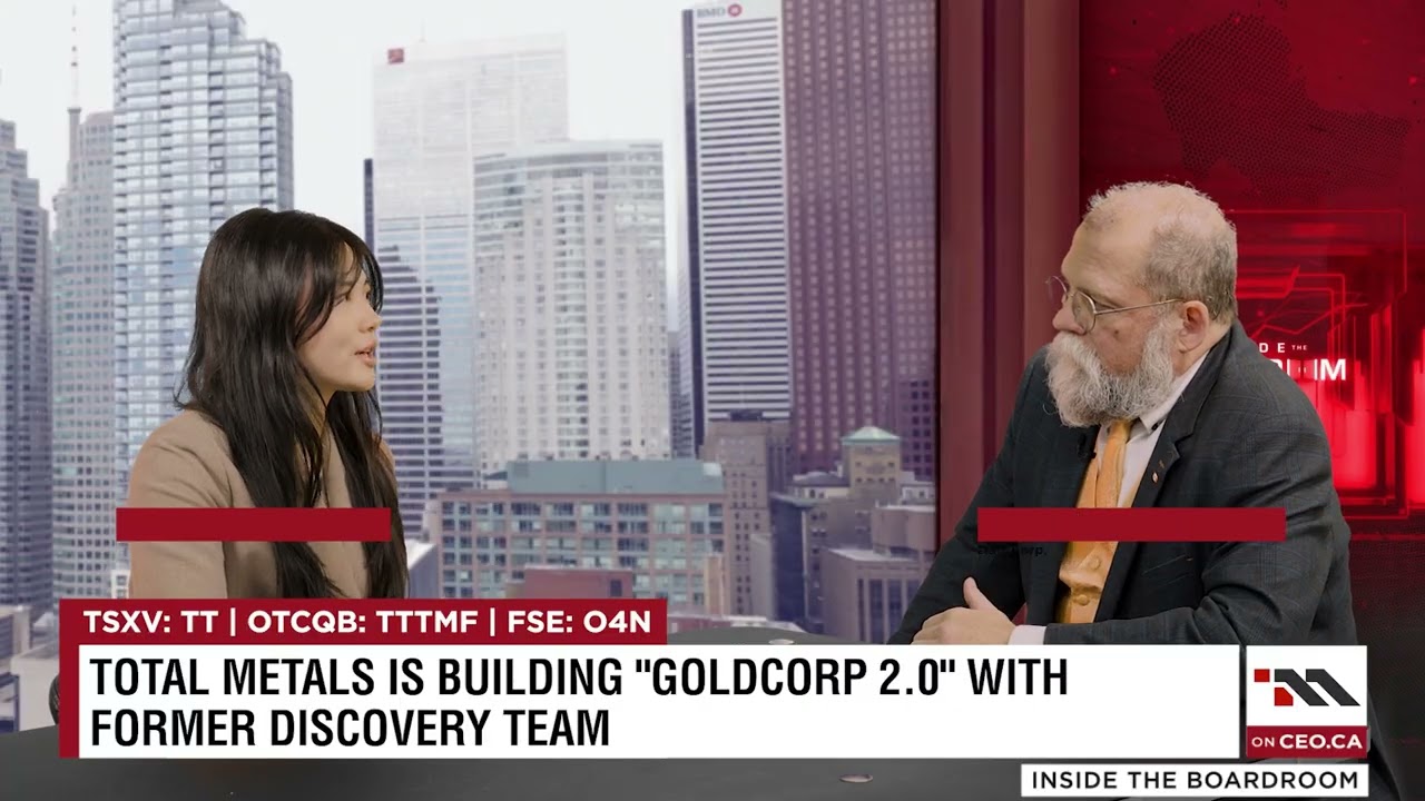 Total Metals Corp Interview with CEO.ca - talking about Goldcorp 2.0