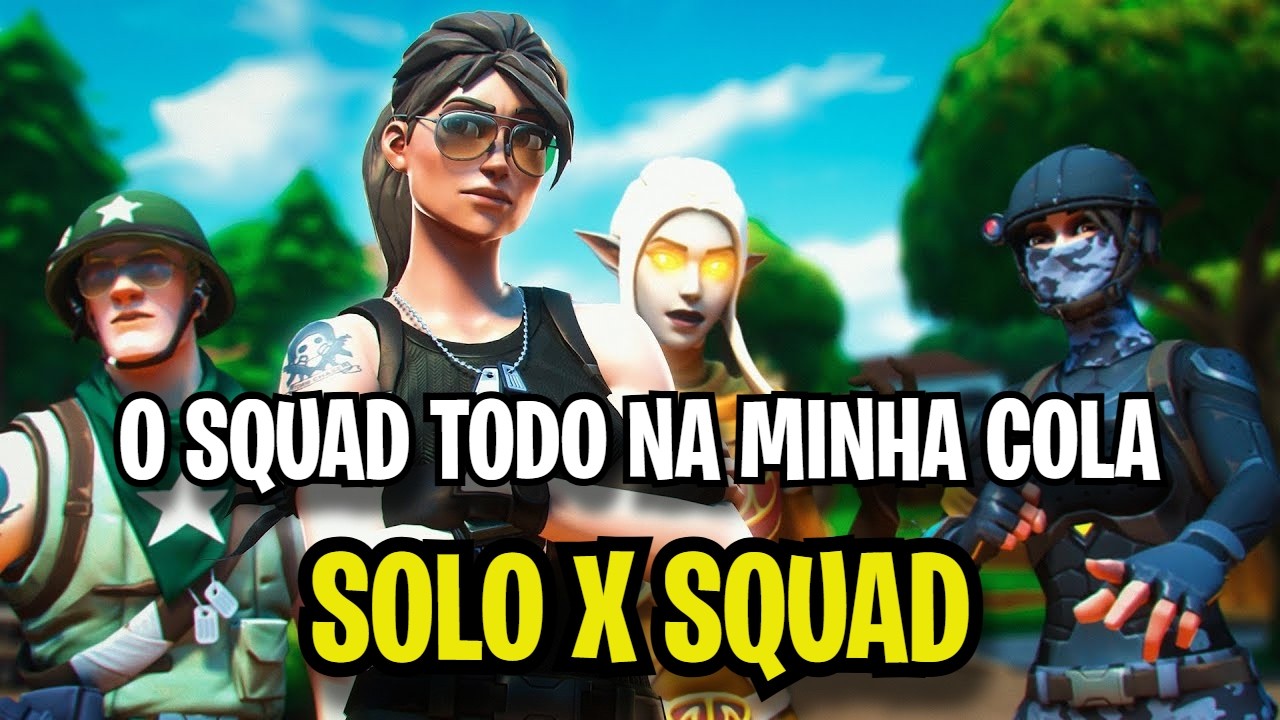 JOGUEI SOLO CONTRA ESQUADÃO NO FORTNITE - FINAL INCRÍVEL #fortnite #ad