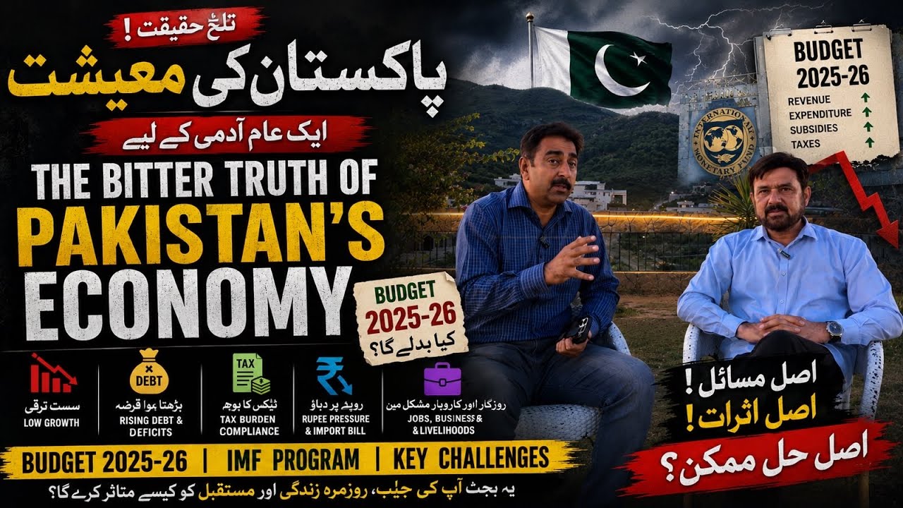 The Bitter Truth of Pakistan&rsquo;s Economy | Budget 2025&ndash;26 | IMF Program | Common Man&rsquo;s Struggle