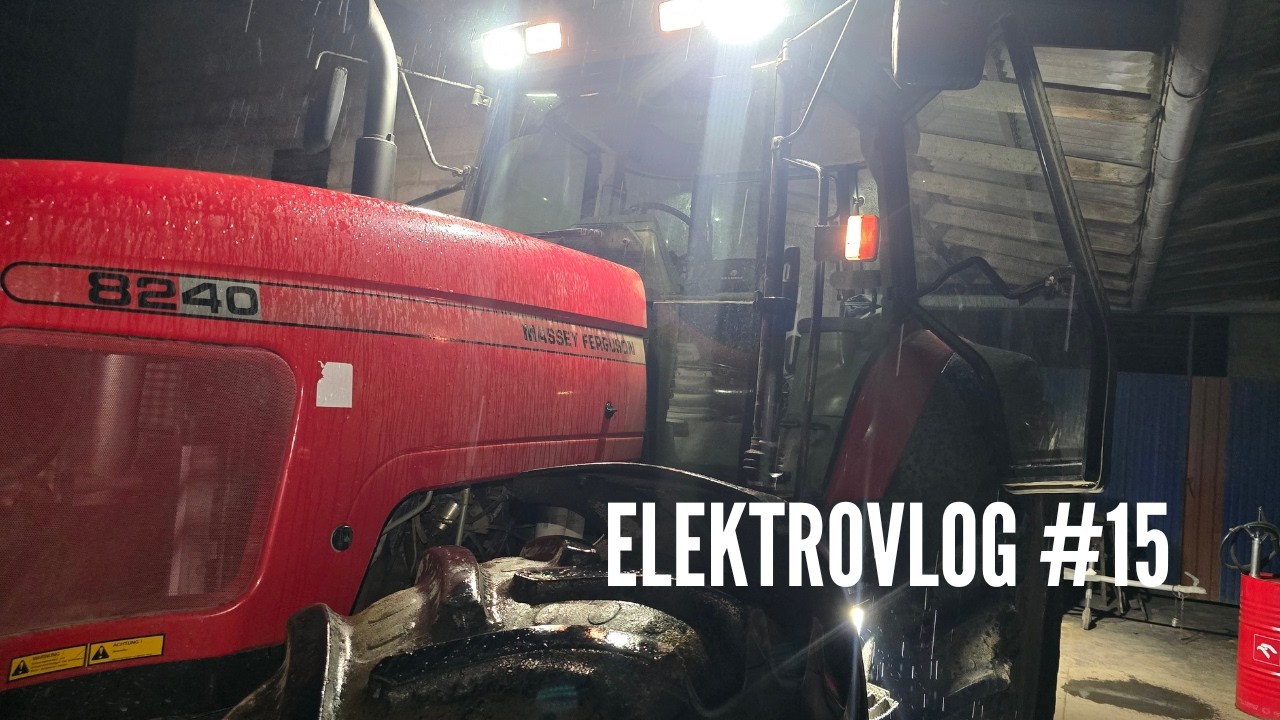 ELEKTROVLOG #15 - MF 8240 Powershift - punk pierwszy Tour de Ł&oacute;dź