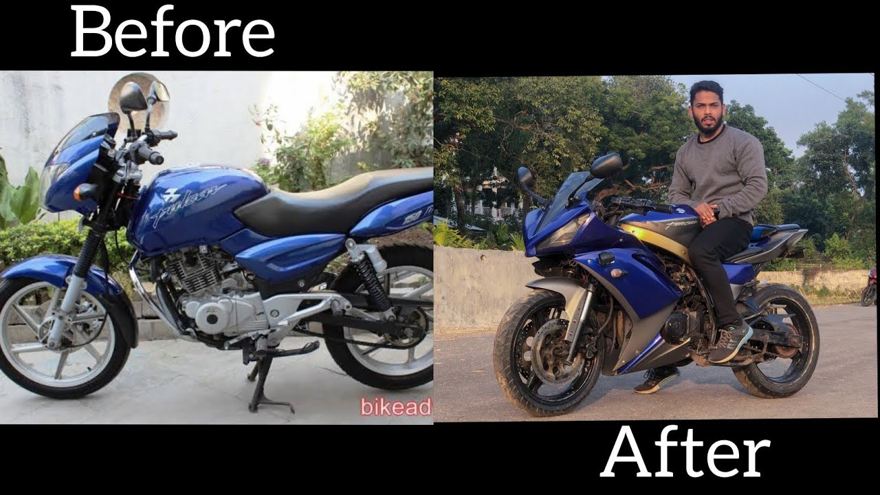 A Huge Pulsar modification।।  vlog 10।। Custom Cafe।।