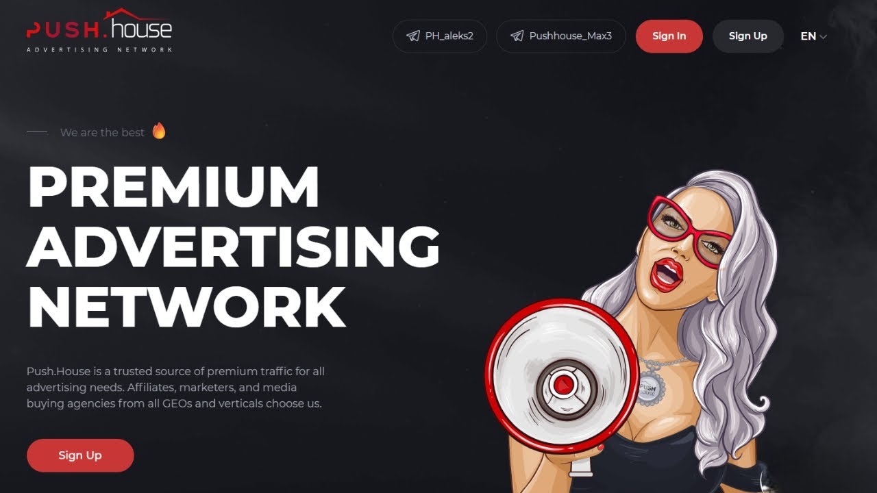 Premium Advertising Network 🔥 | High Converting Push Traffic | Push.House Review