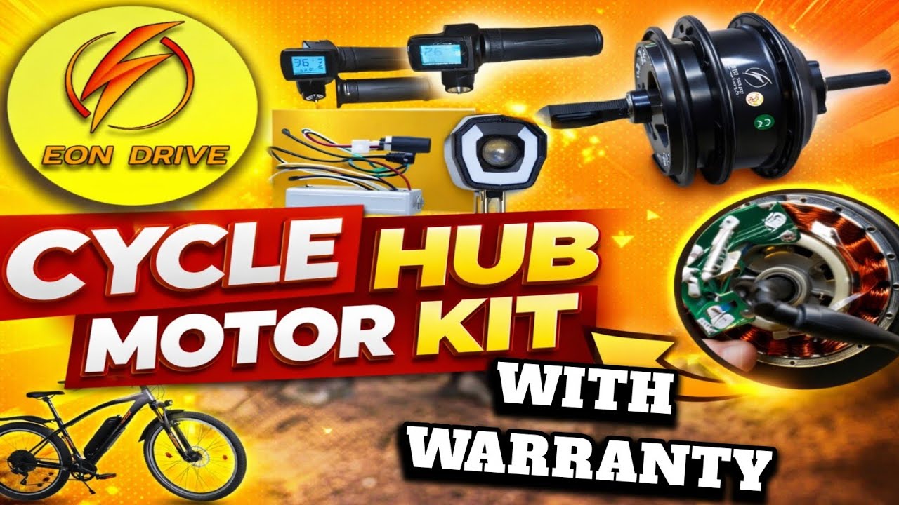 Premium Electric Cycle Kit | Affordable Price | EON DRIVE Bicycle Hub Motor Kit & Spare Parts