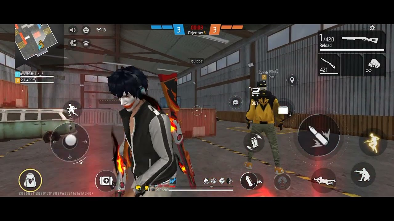 Free fire first video#free fire#loan wolf  gameplay
