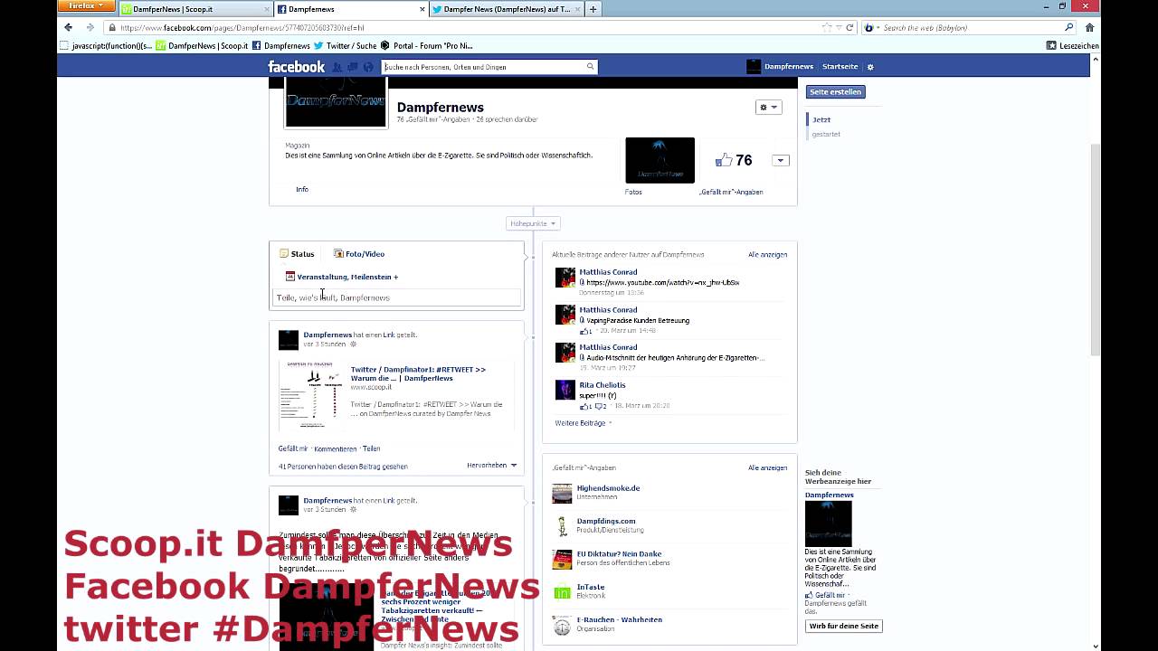 Dampfer News Release