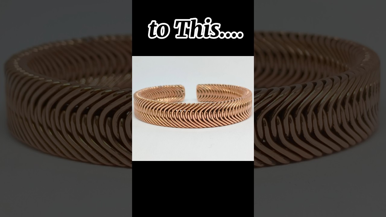Handmade Copper Bracelet | Stunning Braided Cuff Tutorial | jewelry making #diy #copperbracelet